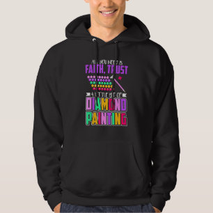 Diamantgemälde für Künstler und Kunstfans Hoodie