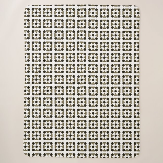 Diamantgeometrische Kunst Sherpadecke (Vorderseite)