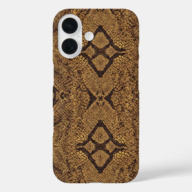 Diamantgestütztes Schlangenmuster Case-Mate iPhone Hülle (Rückseite)