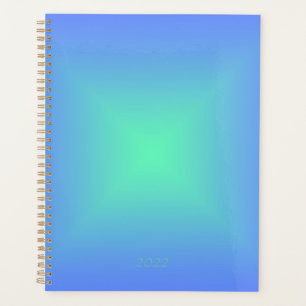 Diamantgradientenblau bis aquamaringrün planer