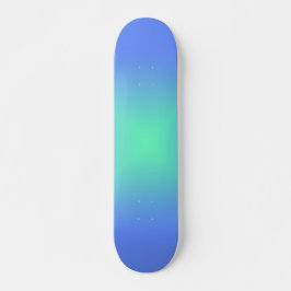 Diamantgradientenblau bis aquamaringrün skateboard