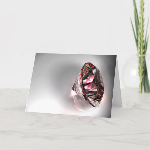 Diamantgrußkarte Karte