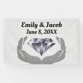 Diamanthandhochzeit Banner