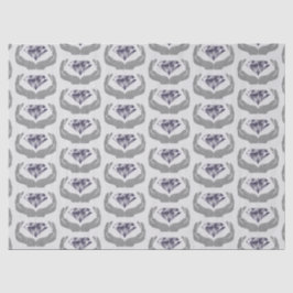 Diamanthandschuhe Hochzeitszettel Seidenpapier