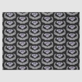 Diamanthandschuhe Hochzeitszettel Seidenpapier