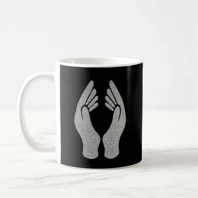 Diamanthandschuhe Kaffeetasse (Links)