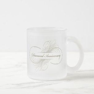 Diamantjahrestag Mattglastasse