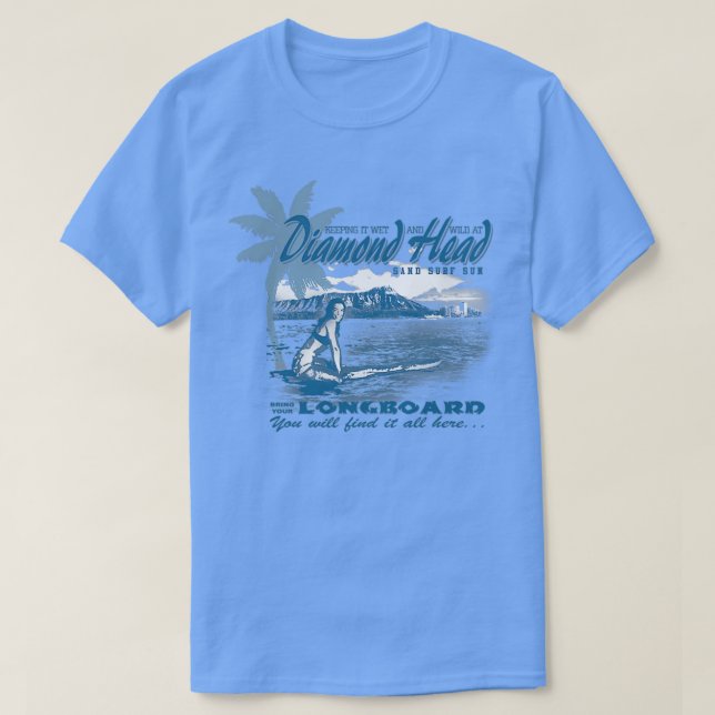 Diamantkopf Hawaii T-Shirt (Design vorne)