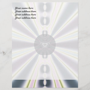 Diamantlichter Briefbogen