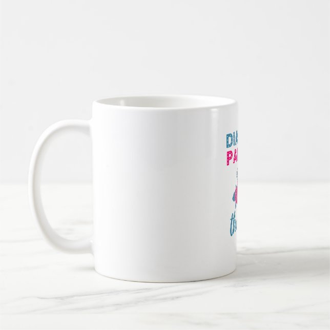Diamantmalerei ist meine Therapie Kaffeetasse (Links)