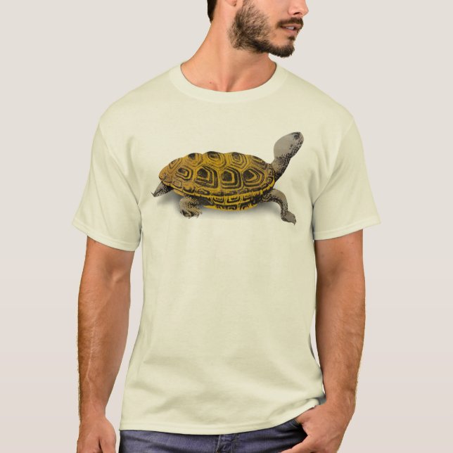 Diamantmarkierungs-Dosenschildkröte T-Shirt (Vorderseite)