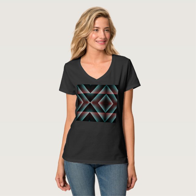 Diamantmatrix T-Shirt (Vorderseite Vollansicht)