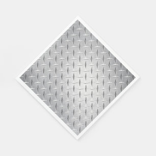 Diamantmetallplatte Serviette