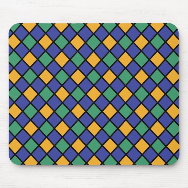 Diamantmuster #84 mousepad (Vorne)