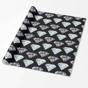 Diamantmuster Bling Bling Luxus Teures Geschenk Geschenkpapier