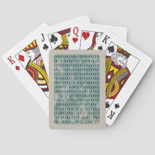 Diamantmuster im Vintage-Stil Spielkarten