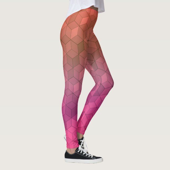 Diamantmuster Leggings (Rechts)