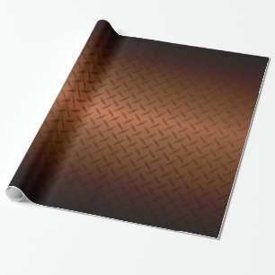 Diamantplatten-Look-Muster Übergang von Schwarz z Geschenkpapier