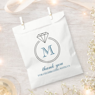 Diamantring Monogram Geschenktütchen