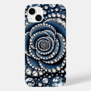 Diamantrose & Denim Glam Bling Case-Mate iPhone 14 Plus Hülle