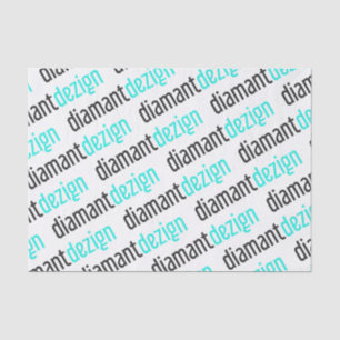 Diamants kundenspezifisches Logo-Seidenpapier Seidenpapier
