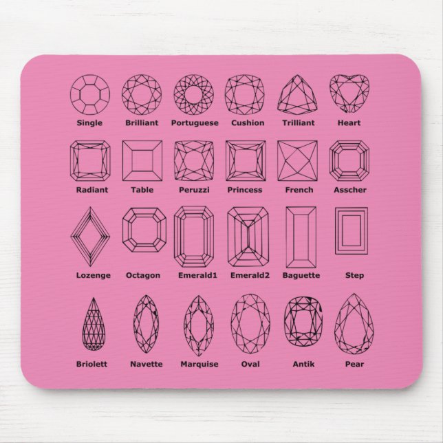 Diamantscheiben Mousepad (Vorne)