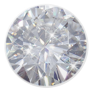 Diamantsolitaire-Keramik-Fach-Zug-Griff Keramikknauf