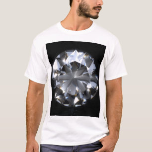 Diamantstein: schwarzer Raumfunkel. T-Shirt