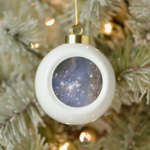 Diamantsterne im Carina-Nebel Hubble-Weltraumteles Keramik Kugel-Ornament