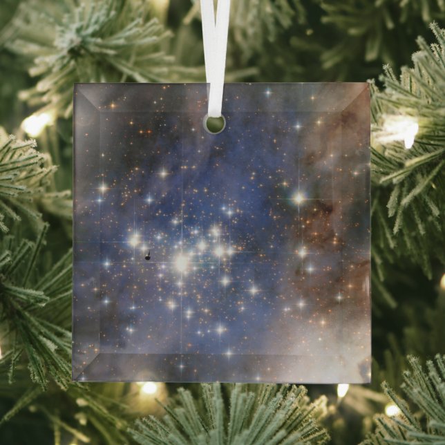 Diamantstränge in Carina Nebula Hubble Space Ornament Aus Glas (Insitu)