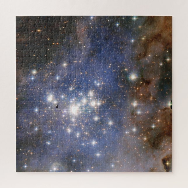 Diamantstränge in Carina Nebula Hubble Space Puzzle (Vertikal)