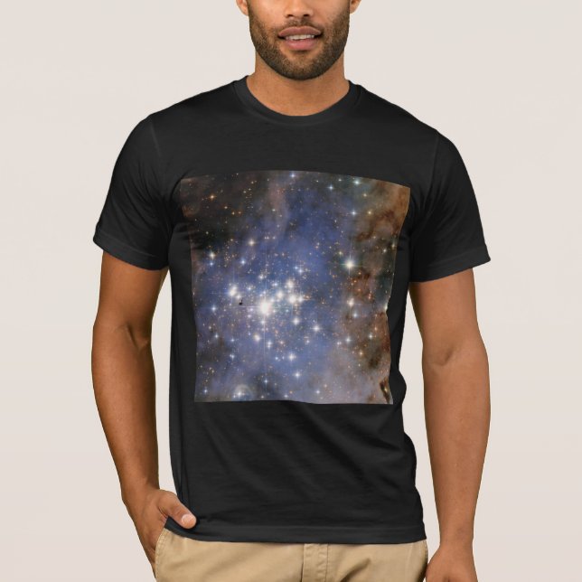 Diamantstränge in Carina Nebula Hubble Space T-Shirt (Vorderseite)
