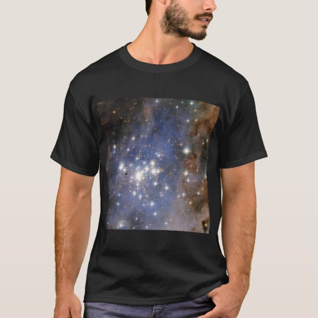 Diamantstränge in Carina Nebula Hubble Space T-Shirt (Vorderseite)