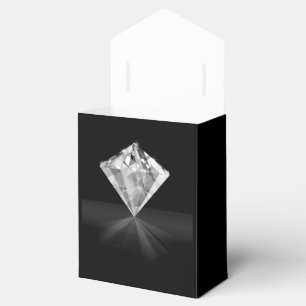 Diamantzeltkasten mit Band Geschenkschachtel