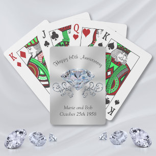Diamond 60th Anniversary Spielkarten
