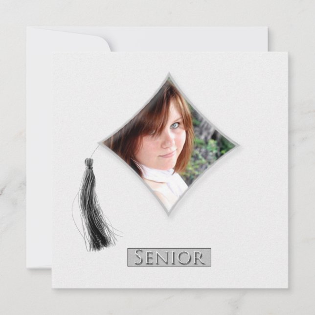 Diamond Abschluss Tassel Ankündigung (Vorderseite)