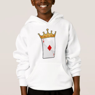 Diamond Ace mit King Crown Hoodie