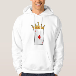 Diamond Ace mit King Crown Hoodie