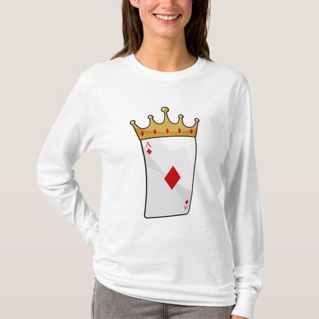 Diamond Ace mit King Crown T-Shirt (Vorderseite)