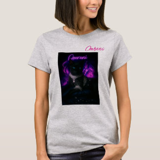 Diamond Adorned Cat mit eleganten Frauen - Luxury  T-Shirt