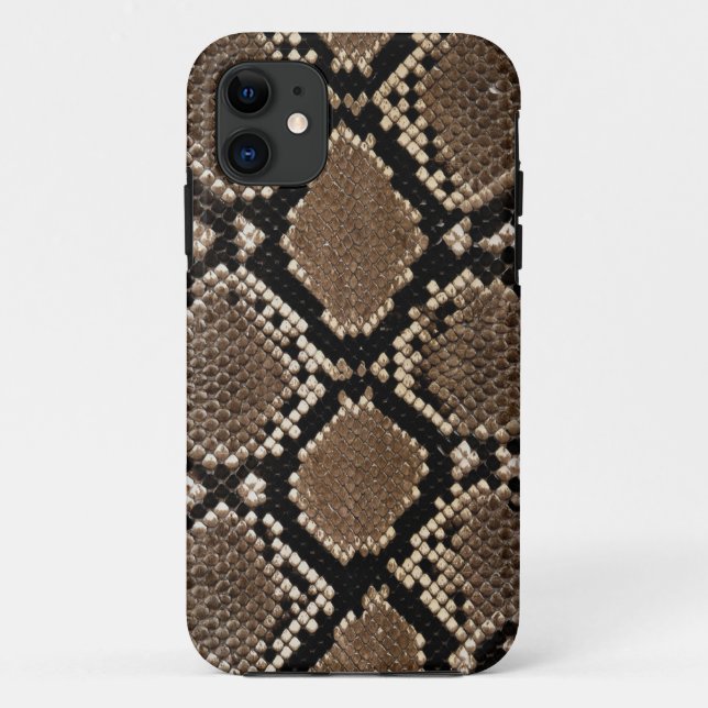 Diamond Back Rattlessnake Skin Case-Mate iPhone Hülle (Rückseite)