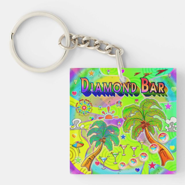 Diamond Bar Mind Focus Schlüsselanhänger (Vorderseite)