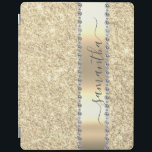 Diamond Bling Glitter Calligraphy Name Rose Gold iPad Hülle<br><div class="desc">The design is a photo and the cases are not made with actual glitter, sequins, metals or woods. This design is also available on other models. You may also transfer this design to another product. No actual glitter was used to make this product. This design may be personalized in the...</div>