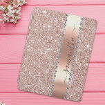 Diamond Bling Glitzer Kalligrafie Name Rose Gold iPad Hülle<br><div class="desc">Das Design ist ein Foto und die Hüllen sind nicht mit echtem Glitzer, Sequinen, Metallen oder Holz gemacht. Dieses Design ist auch auf anderen Modellen erhältlich. Sie können dieses Design auch auf ein anderes Produkt übertragen. Für die Herstellung dieses Produkts wurde kein Glitzer verwendet. Dieses Design kann in dem Bereich...</div>