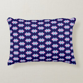 Diamond Blue Accent Pillow Dekokissen