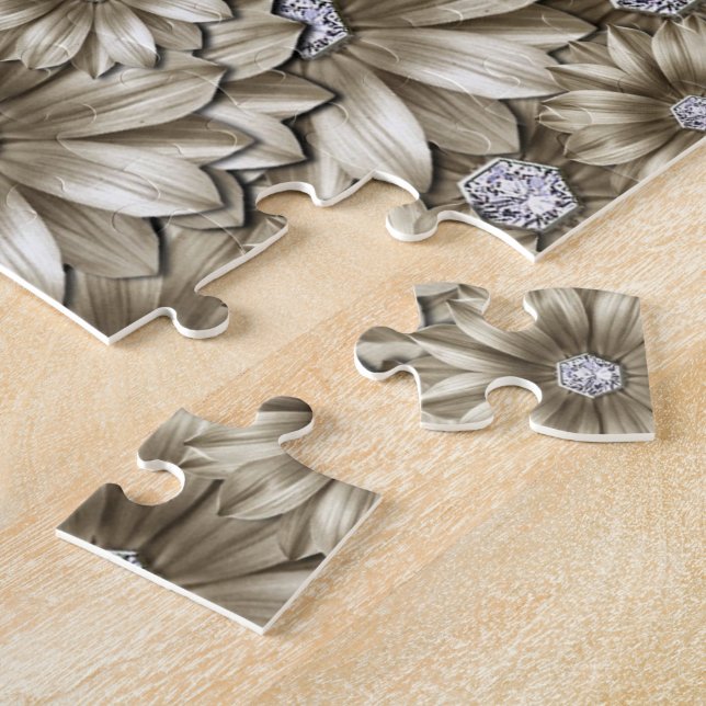 Diamond Blume Jigsaw Puzzle Gemstone (Seite)