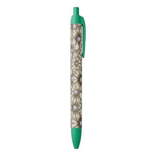 Diamond Blume Pen Gift Kugelschreiber (Unterseite (Vertikal))