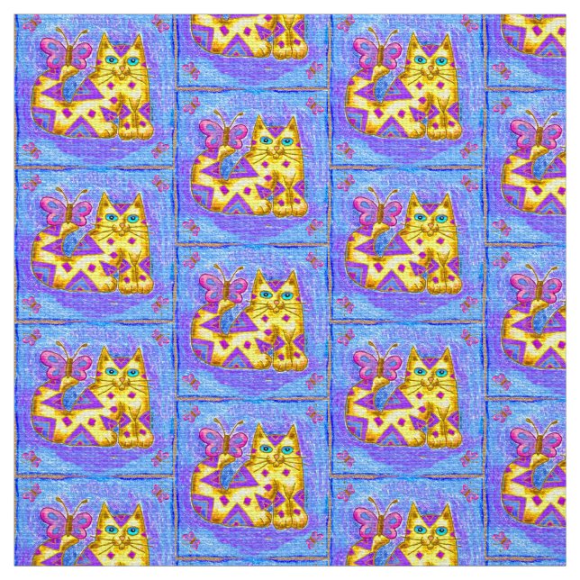 Diamond Cat Stoff (Muster)