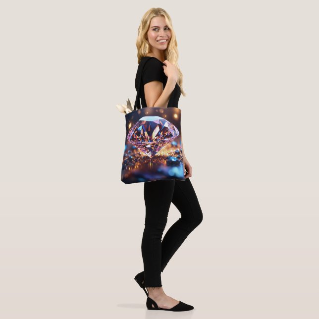 "Diamond Chic: The Luxe Tote Bag" (Am Model)