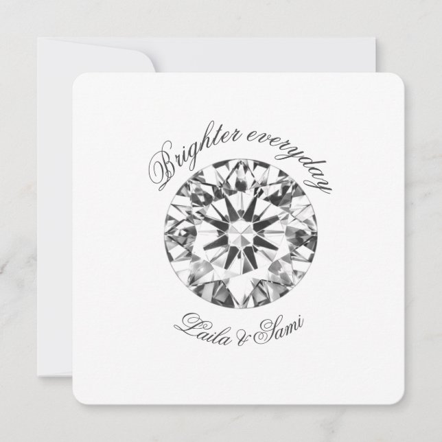 Diamond Classic Round Brighter together 2026 -  Einladung (Vorderseite)